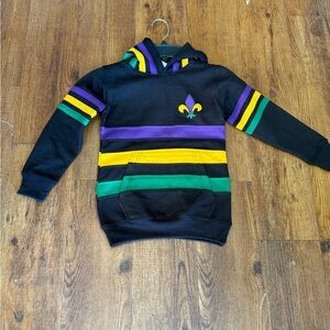 Black and Multicolor Striped Men's Sweater
